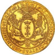 6 Dukatów / Donatywa - Sigismund III Vasa Gdańsk mint, Polish–Lithuanian Commonwealth, 1614 reverse image