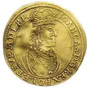 Sześciodukat toruński - Jan II Kazimierz Waza Toruń mint obverse image