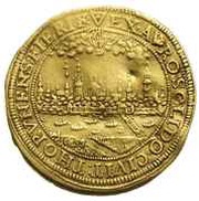 Sześciodukat toruński - Jan II Kazimierz Waza Toruń mint, Polish–Lithuanian Commonwealth, 1659 reverse image