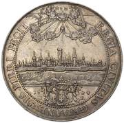 Ośmiodukat gdański - Władysław IV Waza Gdańsk mint, Polish–Lithuanian Commonwealth, 1644 reverse image