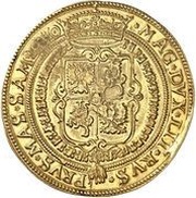 Portugał koronny - Sigismund III Vasa Bydgoszcz mint, Polish–Lithuanian Commonwealth, 1587-1632 reverse image