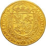 Portugał koronny - Sigismund III Vasa Bydgoszcz mint, Polish–Lithuanian Commonwealth, 1614 reverse image