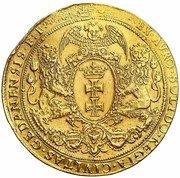 10 Dukatów / Donatywa - Sigismund III Vasa Gdańsk mint, Polish–Lithuanian Commonwealth, 1614 reverse image