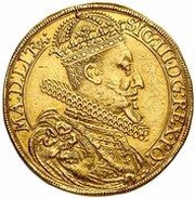 10 Dukatów / Portugał - Sigismund III Vasa Wilno mint obverse image