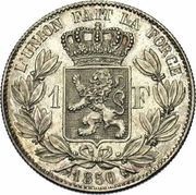 1 Franc - Léopold I reverse image