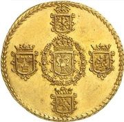 10 Dukat / Portugał koronny medalowy - Sigismund III Vasa Bydgoszcz mint, Polish–Lithuanian Commonwealth, 1629 reverse image