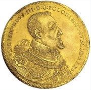 100 Dukatów - Sigismund III Vasa Bydgoszcz mint obverse image