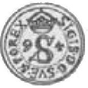 4 Pennigar - Sigismund III Vasa Sztokholm mint obverse image