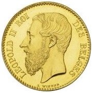 1 Franc - Léopold II Pattern obverse image