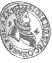 1 Marka - Sigismund III Vasa Sztokholm mint obverse image