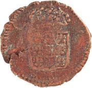 5 Réis - Luís I Countermark "CROWNED G.P." over 3 Réis - Maria II, Portuguese India" reverse image