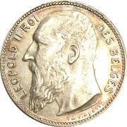 1 Franc - Léopold II French text obverse image