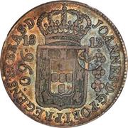 1200 Réis - Luis I Countermarked over 960 Réis - Brazil Colony obverse image