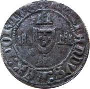 Grave - Fernando I Miranda do Douro mint, Portugal, 1370-1371 reverse image