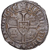 ½ Barbuda - Fernando I Coruña/Spain mint, Portugal, 1370-1371 reverse image