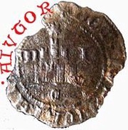 ½ Tornês Atípico - Fernando I Zamora/Spain mint, Portugal, 1369-1371 reverse image