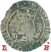 ½ Tornês de Busto - Fernando I Lisboa mint obverse image
