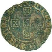½ Tornês de Busto - Fernando I Lisboa mint reverse image