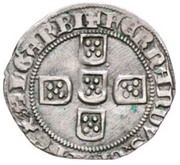 Meio Real "F" - Fernando I Lisboa mint reverse image