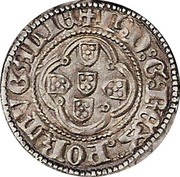½ Real "FR" - Fernando I Lisboa mint reverse image