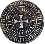Tornês - Dinis I obverse image