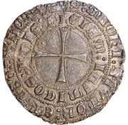 Tornês de Escudo - Fernando I Zamora/Spain mint, Portugal, 1369-1370 reverse image