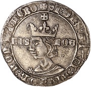 Tornês de Busto - Fernando I Lisboa mint obverse image