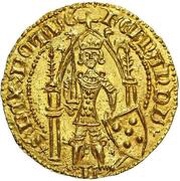 Meia Dobra Pé Terra - Fernando I Lisboa mint obverse image