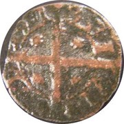 Dinheiro - João I €-V; Évora mint, Portugal, 1386-1397 reverse image