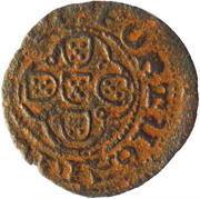 ⅕ "Real de 10 Soldos" - João I Lisbon Mint, Portugal, 1385-1397 reverse image