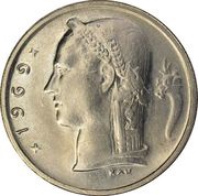 1 Franc Dutch text obverse image