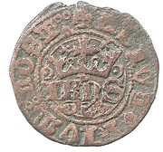 ½ "Real of 10 soldos" - João I Lisboa mint obverse image