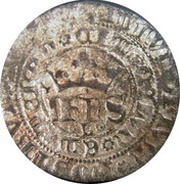 Real of 10 Soldos - João I Big disk; Lisboa mint obverse image