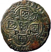 Real of 10 soldos - João I Big disk; Porto mint, Portugal, 1385-1397 reverse image