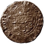 Real of 10 soldos - João I Small disk; Porto mint, Portugal, 1385-1397 reverse image