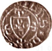 ⅕ Real Cruzado - João I Lisboa mint obverse image