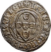 ½ Real 3½ Libras - João I €, Évora mint obverse image
