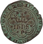 1 Real of 3½ Libras - João I Porto mint obverse image