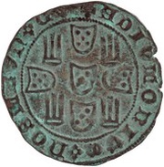1 Real of 3½ Libras - João I Porto mint, Portugal, 1398-1408 reverse image