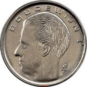 1 Franc - Baudouin I Dutch text obverse image