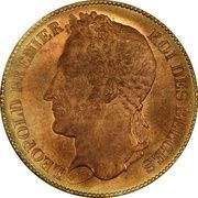 2 Francs - Léopold I Pattern obverse image