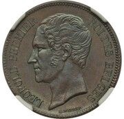 2 Francs - Léopold I Pattern obverse image