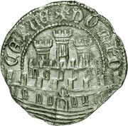 ½ Real Grosso- Afonso V Ceuta mint, Portugal, 1438-1457 reverse image