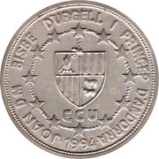 50 Diners - Joan Martí i Alanis Constitution of Andorra obverse image