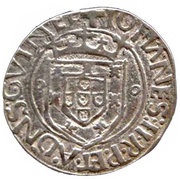 Vintém - João II "º-º" at each side of "Y", Lisboa mint, Portugal, 1490-1495 reverse image