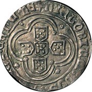 Real Grosso - Afonso V Porto mint, Portugal, 1457-1481 reverse image
