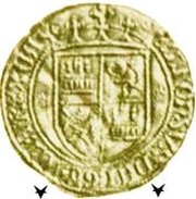 Escudo - Afonso V King of Portugal, Castilla and Leon reverse image