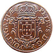 I½ Real – Pedro Prince Regent obverse image