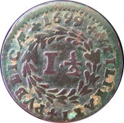 1½ Réis - Pedro II, Portugal, 1699-1703 reverse image
