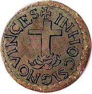 2 Reais - António I Angra mint, Portugal, 1583 reverse image